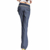Chic Womens Ladies Bloomers Wide Leg Loose Pants Elastic Waist Trousers Jeans M Dark Blue