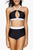 Chic Lady Hollow Out High Waisted Bikini Set