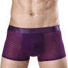 Chenke Men Underwear Boxers Ice Silk Funny Lattice Flat Underwear Sexy Gay Brand Mens Boxer Shorts underwear Homme Cueca