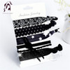 Trendy Summer Elastic Women Hair Accessories Tassel Hairband Jewelry Hand Band For Girls 5PCS/Pack Hair Tips Headwear Hair Bands
