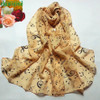 Trendy Style 2016 Best Deal High Qulity  Fashion   1PC Women Lady Musical Note Chiffon Neck Scarf Shawl Muffler Scarves
