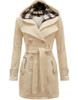 Trench Coat for Women 2017 Fashion Turn-down Collar Slim Cashmere Sashes Double Breasted Coat Women Overcoat Manteau Femme
