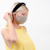 Made in USA Cotton W/ washable, Double Layer Adjustable Mask