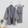 Traditional Japanese Kimonos Men's Japan Cotton Yukata Men's Lounge Home Clothing Suits Men's Sleepwear Pajamas 041401
