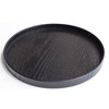 Traditional Chinese Round Plate Wood Solid Food Tray Japanese Tea Tray Tableware Tea Set Hand-Made Natural Wood Serving Tray