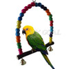 Colorful Bird Toy Parrot Swing Cage Toy Parakeet Cockatiel Budgie Lovebird Woodens Parrots Swings Toyss