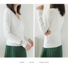 Colorfaith Women Pullover Sweater 2018 Knitting Autumn Winter Multi Colors Sexy V-Neck Elegant Bottoming Ladies Tops SW1018