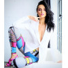 Color Stitching Sexy Leggings Women Square Elastic High Waist Leggings Pants Women Workout Leggings Autumn Winter Leggings