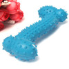 Color Random!Resistant To Bite Bone Dog Puppy Molars Rubber Ball Play For Teeth Training Thermal Plastic Rubber TPR Pet Dog Toys
