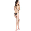 COLLEER Sexy Lingerie Lace Bralette Push Up Bra Set of Underwear Women Transparent Plunge Nightwear Halter Suit Bra Sets Thongs