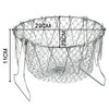 Collapsible Colander Mesh Basket Steam Rinse Strainer Stainless Steel Filter Kitchen Sieve Fry French Chef Basket Cooking Tools