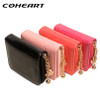 COHEART Fashion Women Wallet Soft Leather 4 colours Quality Female Wallet Small card Patent Leather Money Bag Women's Purse
