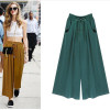 Makuluya 2017 Autumn spring summer fashion women new wide leg pants tenths pants large plus size loose casual pants Makuluya 2017 Autumn spring summer fashion women new wide leg pants tenths pants large plus size loose casual pants