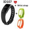 Makibes ID107 Bluetooth 4.0 smart band Smart Bracelet Heart Rate Monitor Wristband Activity Fitness Tracker