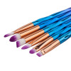 Makeup Brush Rainbow Makeup Brushes Set 10pcs Rhinestone Tools Pro Powder Foundation Eye Lip Concealer Face colrful Brush Kit