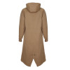MAKEUCHIC Apparel Brief Women Coat Solid Color Casual Drawstring Loose Trench Coat Female Streetwear Hooded Longline Tops