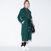 MAKEUCHIC Apparel Women Coat Solid Color Streetwear Fitted Long Sleeve Trench Coat Female Double Side Pockets Longline Coat