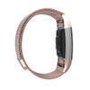 Magnetic Milanese Loop Adjustable Wrist Strap Bracelet Stainless Steel Watch Band Closure for Fitbit Charge 2