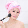 Magic Hair Fast Dry Towel Cap Bath Wrap Twist Hat Bowknot Soild Quick Dry Cap Head For Women Ladies Bath Tools
