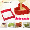 Magic Bake Snake Silicome Cake Mold Heart Shade Rectangular Round Shade Bake Snake Cake Mold Pastry Tools Kitchen Accessories