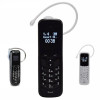 MAFAM BM50 0.66inch mini mobile phone magic voice bluetooth earphone Headset bluetooth dialer smallest cell Cellphone GSM P485
