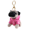RYRY 13cm 7 colors cute plush puppy bag pendant dolls dog keychains for friend gift toy 2018 new year gift