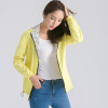 Ryanzhan 2017 Spring Autumn Fashion Women Jacket Coat Pocket Zipper Hooded Two Side Wear Cartoon Print Outwear Loose Plus Size