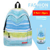 RUNNINGTIGER 3pcs Sets Girls School Bags Women Printing Backpack School Bags For Teenage Girls Shoulder Drawstring Bags