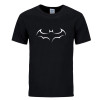 RUMEIAI 2017 New 100% COTTON men t shirt casual short sleeve t-shirt for men batman print men T shirt crewneck mens tee shirt