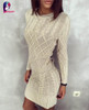 Rugod New Patterned Women Sweater Dresses 2018 Winter Knitted Dress Female Thick High Elastic Warm Slim Bodycon Dress Vestidos