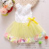 New Girl Summer Dress 2017 Kids Princess Ball Gown Floral Puffy Dresses For Girls Prom Party Communion Dress Pageant Dresses
