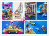 New Friends Sunshine Catamaran Dolphins Olivia Stephanie Building Block bricks compatible legoes friends gift kid set toys girls