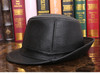 Genuine Leather Jazz Fedora Hat