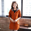 New Female Outerwear 2017 New Spring and Autumn Women's Plus Size Casual Jacket Fashion Female Coat Women Clothes M-5XL A144