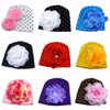 New Lovely Baby Headwear Candy Beanie Hat Big flower Beanies Toddler girls hat flower beanie hat Cotton cap