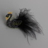 New Lovely Cartoon Black And White Swan Baby Hairpins Kids Hair Clips Girls Hair Accessories Princess Barrette Children Headwear