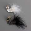 New Lovely Cartoon Black And White Swan Baby Hairpins Kids Hair Clips Girls Hair Accessories Princess Barrette Children Headwear