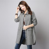 New Long Sleeve Casual Blouse women Turn Down Collar Plaid Shirt blusas Feminino Female Blouses All-match Women Tops cardigan