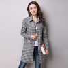 New Long Sleeve Casual Blouse women Turn Down Collar Plaid Shirt blusas Feminino Female Blouses All-match Women Tops cardigan