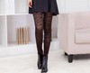 New Lace Leggings For Women Winter Velvet Warm Leggings Black Plus Cashmere Thick Warm Autumn Slim Legging Elastic High Quality