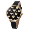 relojes mujer 2016 Ladies Geneva Watches Heart Fashion Elegant Women Dress Watch PU Leather Quarzt-Watch Relogio feminino