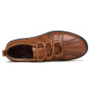 RELIKEY Brand Men Casual Shoes New Arrival Fashion Genuine Leather Men Shoe,Comfortable Breathable Lace-up Casual Zapatos Hombre