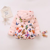 Fashion girls coat Baby Infant Autumn Winter Hooded Butterfly Coat Cloak Jacket Thick Warm Clothes beautiful girls lowest price