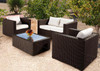 Sigma outdoor patio furniture set rattan sofa modern love sofa hot sale
