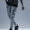 Side Pocket Patchkwork Sweatpants Men 2017 New Design Elastic Waist Drawstring Mens Harem Pants