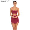 Sibybo Two Piece Set Criss Cross Party Dresses Women Strap Hollow Out Bodycon Mini Dress Sexy Club Bandage Dress Women Vestidos Sibybo Two Piece Set Criss Cross Party Dresses Women Strap Hollow Out Bodycon Mini Dress Sexy Club Bandage Dress Women Vestidos