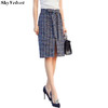 ShyVelvet 2017 Autumn Woolen Skirt Women High Waist Midi Plaid Skirts Womens Tweed Bow Split A Line Skirt ShyVelvet 2017 Autumn Woolen Skirt Women High Waist Midi Plaid Skirts Womens Tweed Bow Split A Line Skirt