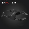 SHRC SH6 Mini Drone With Camera Foldable RC Drones 2.4G 4CH Quadcopter One Key Return Wifi FPV Dron Altitude Hold RC Helicopter
