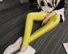 Hot Selling Leggings 2018 Women Solid Color Fluorescent Shiny Pant Leggings Large Size Spandex Shinny Elasticity Casual Trousers