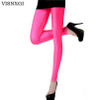 Hot Selling Leggings 2018 Women Solid Color Fluorescent Shiny Pant Leggings Large Size Spandex Shinny Elasticity Casual Trousers
